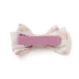 花柄シフォンリボンヘアクリップ | fillot de bébé réduction | 詳細画像5 