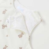 【お揃い】マイクロフリースクマ刺しゅうスリーパー(50~90cm) | fillot de bébé réduction | 詳細画像5 