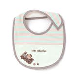 【お揃い】ボーダー切り替え汽車モチーフスタイ | fillot de bébé réduction | 詳細画像7 