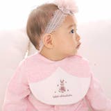 ピンク | 【お揃い】ニット切り替えアニマルモチーフスタイ | fillot de bébé réduction