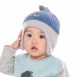恐竜耳当て付きニット帽(46~48cm) | fillot de bébé réduction | 詳細画像2