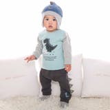 恐竜耳当て付きニット帽(46~48cm) | fillot de bébé réduction | 詳細画像3