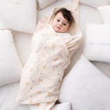 ベージュ系 | ガーゼクマプリントスワドル | fillot de bébé réduction