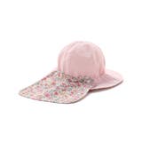 【 UVカット 】【お揃い】リバティプリントリボン日よけ付きハット(46~50c… | fillot de bébé réduction | 詳細画像14 