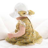 【 UVカット 】【お揃い】リバティプリントリボン日よけ付きハット(46~50c… | fillot de bébé réduction | 詳細画像3 