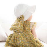 【 UVカット 】【お揃い】リバティプリントリボン日よけ付きハット(46~50c… | fillot de bébé réduction | 詳細画像4 