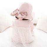 【 UVカット 】【お揃い】リバティプリントリボン日よけ付きハット(46~50c… | fillot de bébé réduction | 詳細画像5 