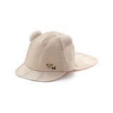 【 UVカット 】オックスくま耳日よけ付きキャップ(44~50cm) | fillot de bébé réduction | 詳細画像10 