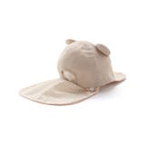 【 UVカット 】オックスくま耳日よけ付きキャップ(44~50cm) | fillot de bébé réduction | 詳細画像11 