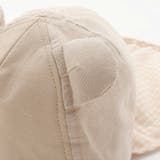 【 UVカット 】オックスくま耳日よけ付きキャップ(44~50cm) | fillot de bébé réduction | 詳細画像15 