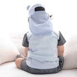 【 UVカット 】オックスくま耳日よけ付きキャップ(44~50cm) | fillot de bébé réduction | 詳細画像2 