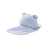 【 UVカット 】オックスくま耳日よけ付きキャップ(44~50cm) | fillot de bébé réduction | 詳細画像6 