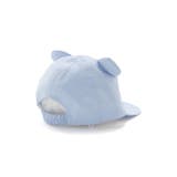 【 UVカット 】オックスくま耳日よけ付きキャップ(44~50cm) | fillot de bébé réduction | 詳細画像7 