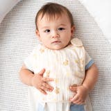 【お揃い】ガーゼアニマルプリントスタイ | fillot de bébé réduction | 詳細画像3 