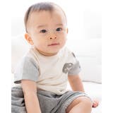 オーガニック  天竺 クマ Tシャツ (70~90cm) | fillot de bébé réduction | 詳細画像3 