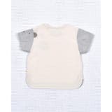 オーガニック  天竺 クマ Tシャツ (70~90cm) | fillot de bébé réduction | 詳細画像5 