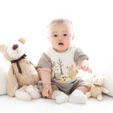 オーガニックコットンクマチェック半袖Tシャツ(70~90cm) | fillot de bébé réduction | 詳細画像3