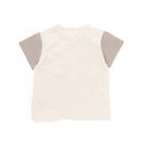 オーガニックコットンクマチェック半袖Tシャツ(70~90cm) | fillot de bébé réduction | 詳細画像5