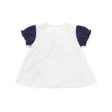 天竺花柄プリントパフスリーブTシャツ(70~90cm) | fillot de bébé réduction | 詳細画像5 