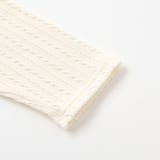 【お揃い】ケーブルニットクマパッチ長袖Tシャツ(70~90cm) | fillot de bébé réduction | 詳細画像11 