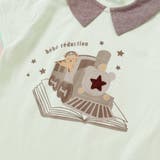 【お揃い】ボーダー袖切り替え汽車プリント長袖Tシャツ(70~90cm) | fillot de bébé réduction | 詳細画像10 