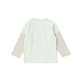 【お揃い】ボーダー袖切り替え汽車プリント長袖Tシャツ(70~90cm) | fillot de bébé réduction | 詳細画像8 