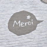 オーガニック 天竺 ボーダー クマ カバー オール (70~80cm) | fillot de bébé réduction | 詳細画像10