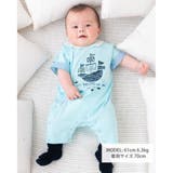 海モチーフカバーオール(70~80cm) | fillot de bébé réduction | 詳細画像2