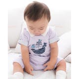 海モチーフカバーオール(70~80cm) | fillot de bébé réduction | 詳細画像5