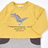 裏毛恐竜パッチカバーオール(70~80cm) | fillot de bébé réduction | 詳細画像10