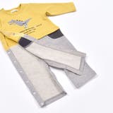 裏毛恐竜パッチカバーオール(70~80cm) | fillot de bébé réduction | 詳細画像12