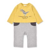 裏毛恐竜パッチカバーオール(70~80cm) | fillot de bébé réduction | 詳細画像7