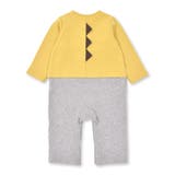 裏毛恐竜パッチカバーオール(70~80cm) | fillot de bébé réduction | 詳細画像8