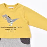 裏毛恐竜パッチカバーオール(70~80cm) | fillot de bébé réduction | 詳細画像9