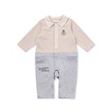 天竺ストライプ襟カバーオール(70~80cm) | fillot de bébé réduction | 詳細画像11