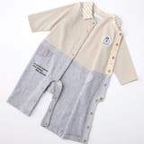 天竺ストライプ襟カバーオール(70~80cm) | fillot de bébé réduction | 詳細画像14