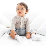 天竺ストライプ襟カバーオール(70~80cm) | fillot de bébé réduction | 詳細画像5