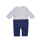 天竺ストライプ襟カバーオール(70~80cm) | fillot de bébé réduction | 詳細画像7