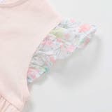 オーガンジー花柄プリントチュニック+カバーオールセット(70~80cm) | fillot de bébé réduction | 詳細画像11