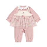 【お揃い】チュニック付きテレコフェイスカバーオール(70~80cm) | fillot de bébé réduction | 詳細画像6