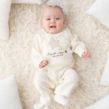 【お揃い】ケーブルニットクマカバーオール(70~80cm) | fillot de bébé réduction | 詳細画像1