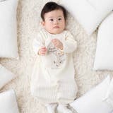 【お揃い】ケーブルニットクマ2WAYオール(50~75cm) | fillot de bébé réduction | 詳細画像3