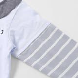 【お揃い】ボーダー袖切り替え長袖カバーオール(70~80cm) | fillot de bébé réduction | 詳細画像12 