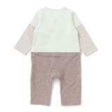 【お揃い】ボーダー袖切り替え長袖カバーオール(70~80cm) | fillot de bébé réduction | 詳細画像18 