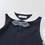 【お揃い】ベスト重ね着風カバーオール(70~80cm) | fillot de bébé réduction | 詳細画像4