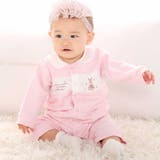 【お揃い】ニット切り替えアニマルモチーフカバーオール(70~80cm) | fillot de bébé réduction | 詳細画像1 