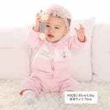 【お揃い】ニット切り替えアニマルモチーフカバーオール(70~80cm) | fillot de bébé réduction | 詳細画像2 