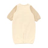 裏毛クマパッチ長袖2wayオール(50~75cm) | fillot de bébé réduction | 詳細画像6 