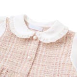 【お揃い】ツイードジャガード白襟カバーオール(70~80cm) | fillot de bébé réduction | 詳細画像4