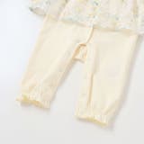 【お揃い】オーガンジー花柄プリントスカート付き長袖カバーオール(70~80cm) | fillot de bébé réduction | 詳細画像14 